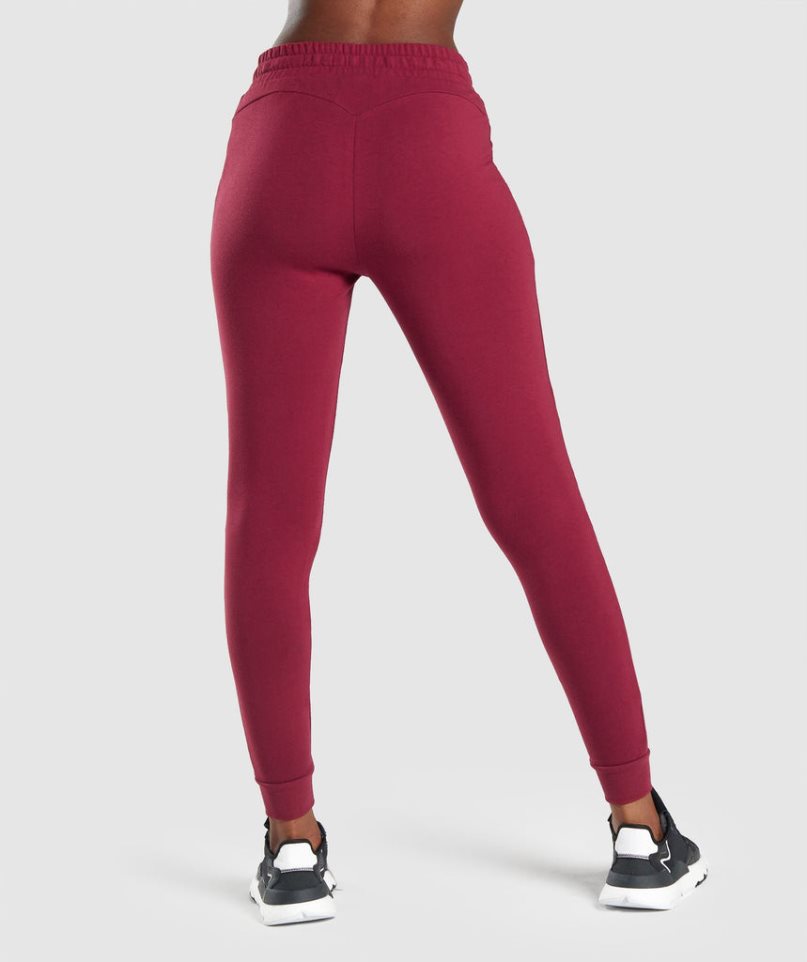 Women's Gymshark Pippa Training Jogger Burgundy | CA 687A51